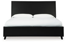 Load image into Gallery viewer, Danziar King Panel Bed with Mirrored Dresser and Chest
