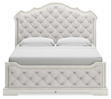 Load image into Gallery viewer, Arlendyne California King Upholstered Bed with Mirrored Dresser, Chest and 2 Nightstands
